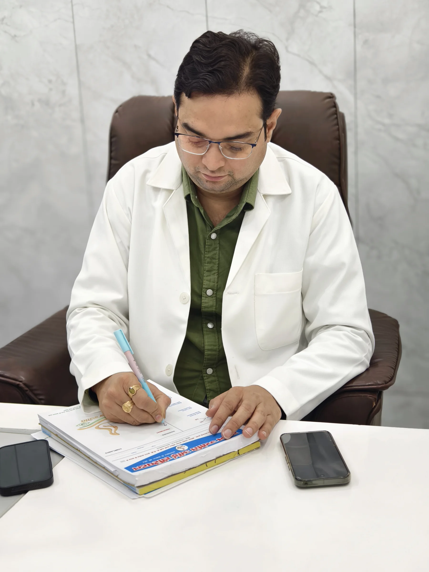 Patient computerized eye testing