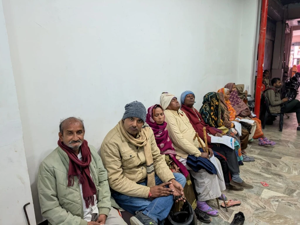 Hospital OPD Corridor and Patient Waiting
